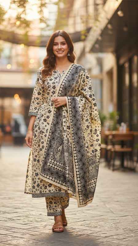 Ideas by Gul Ahmad Khaddar 3Pc