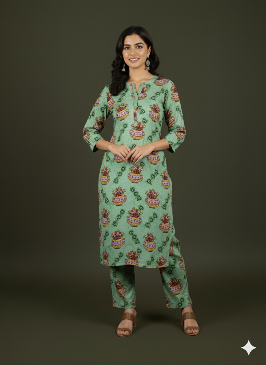 Digital Printed Khaddar 2pc