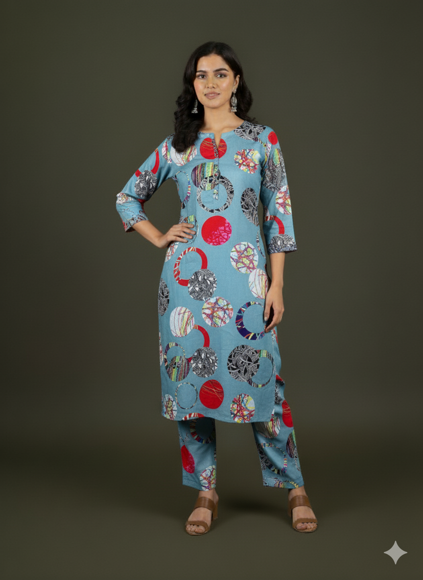 Digital Printed Khaddar 2pc