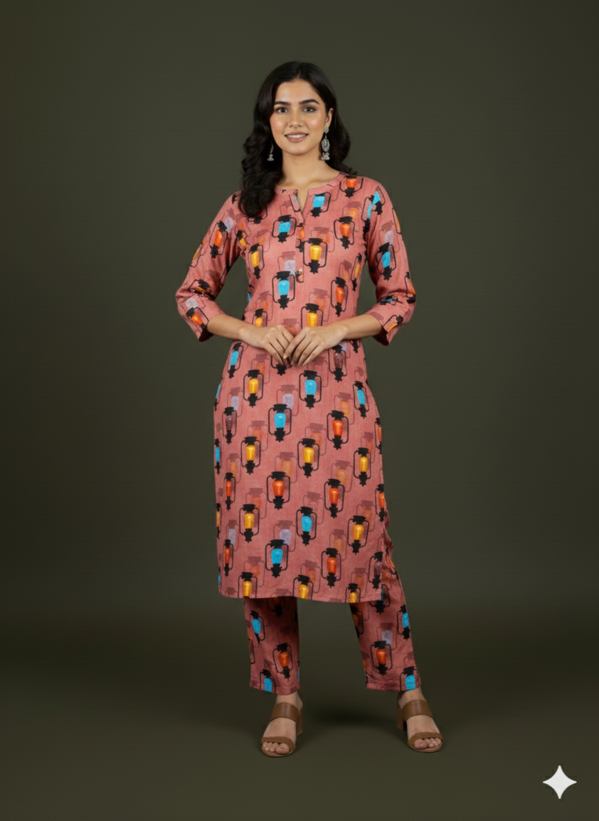 Digital Printed Khaddar 2pc