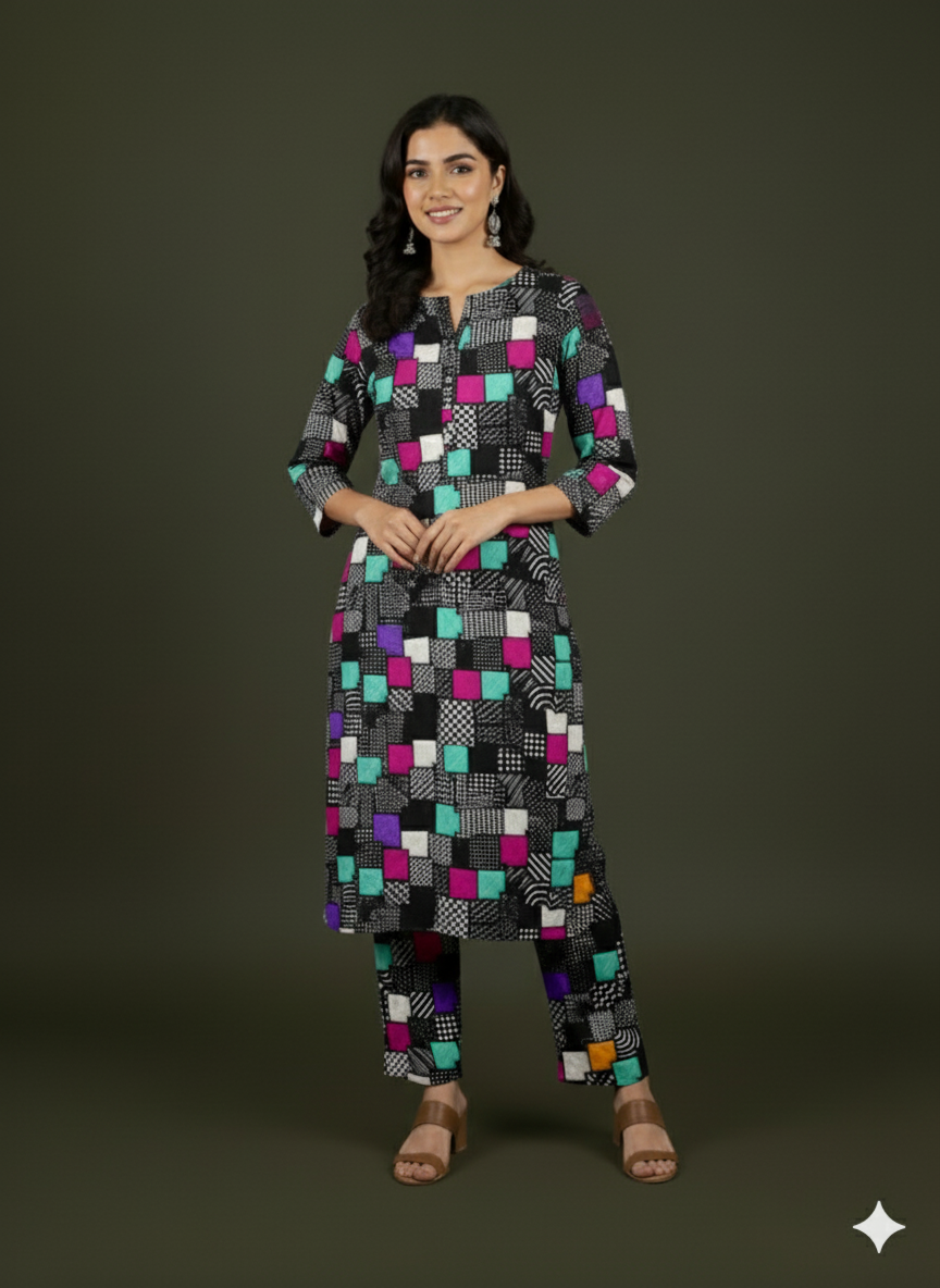 Digital Printed Khaddar 2pc