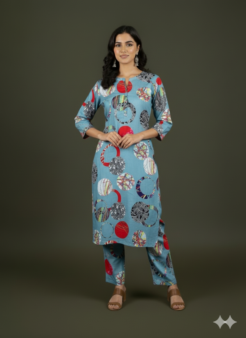 Digital Printed Khaddar 2pc