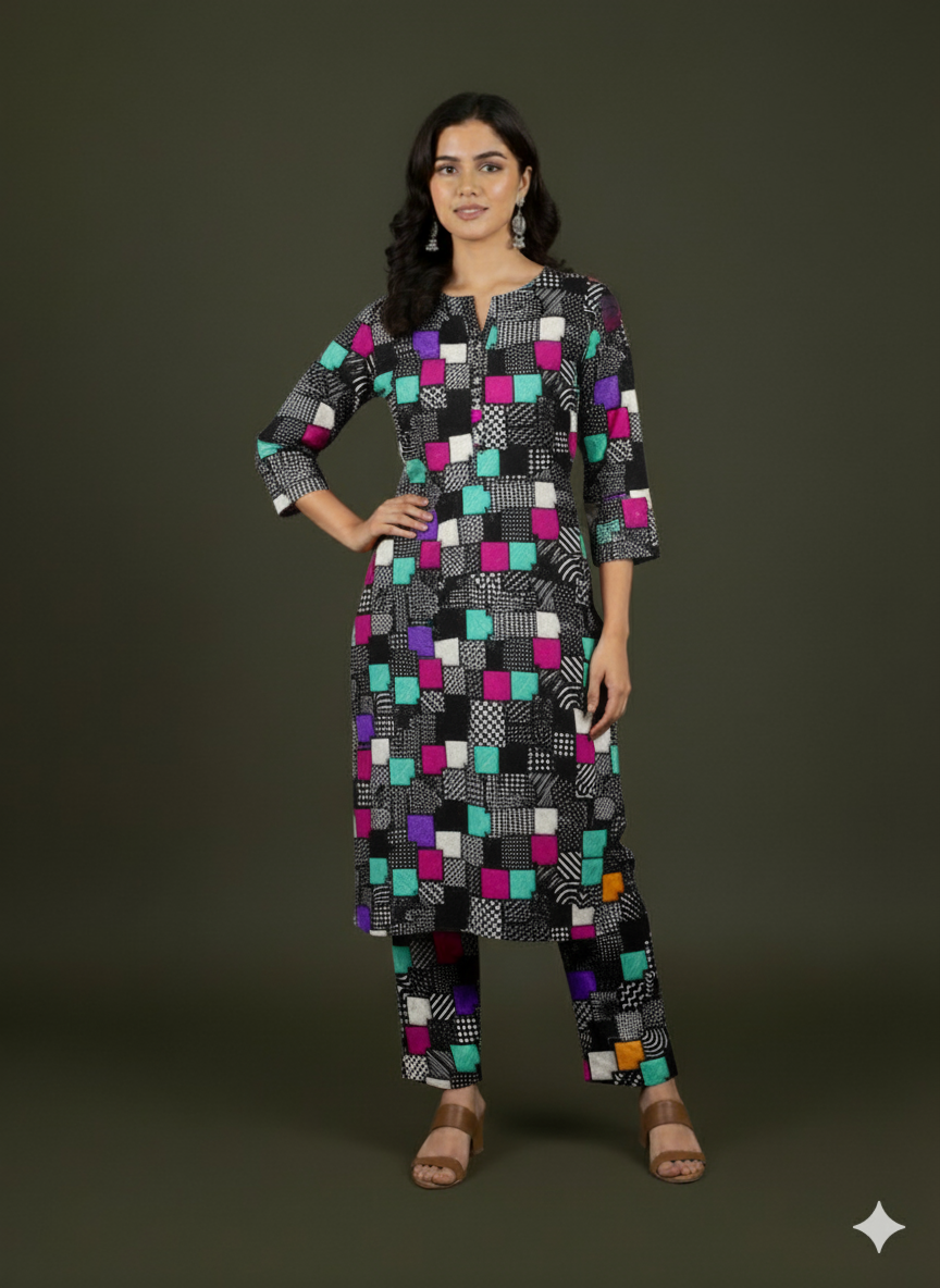 Digital Printed Khaddar 2pc