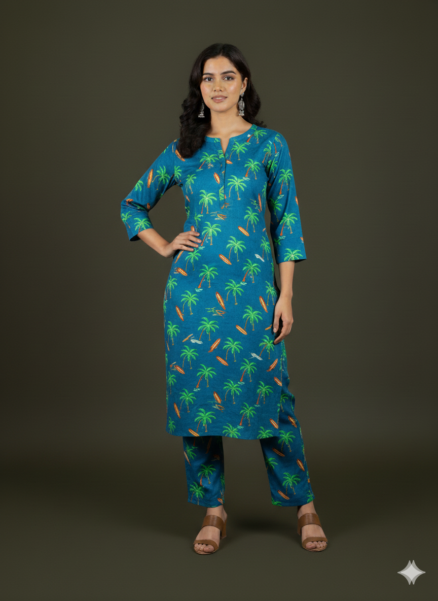 Digital Printed Khaddar 2pc