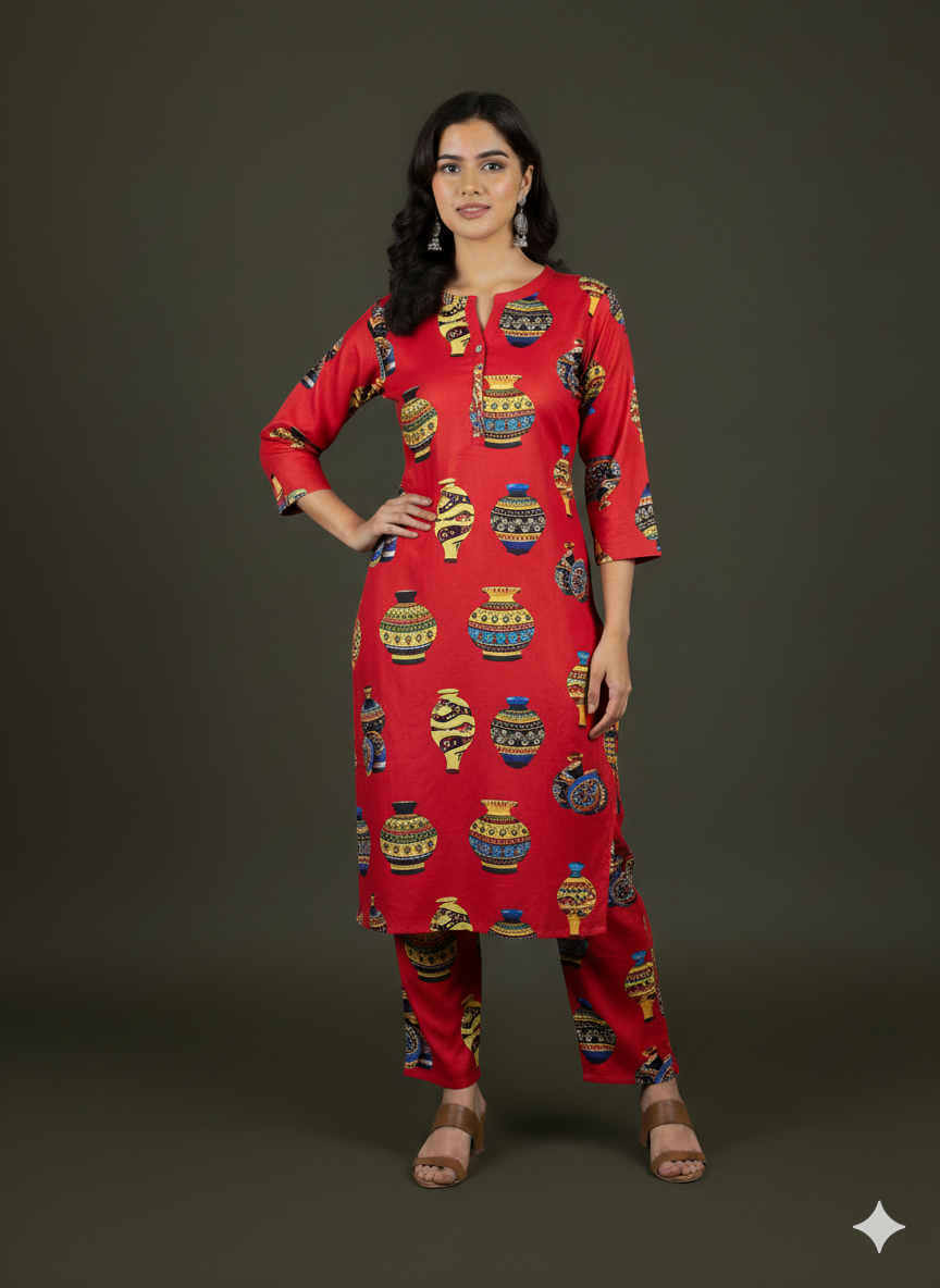Digital Printed Khaddar 2pc