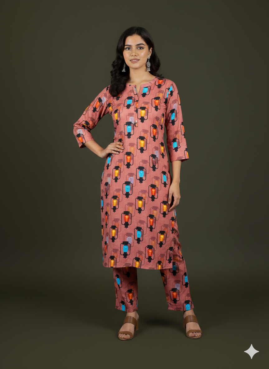 Digital Printed Khaddar 2pc