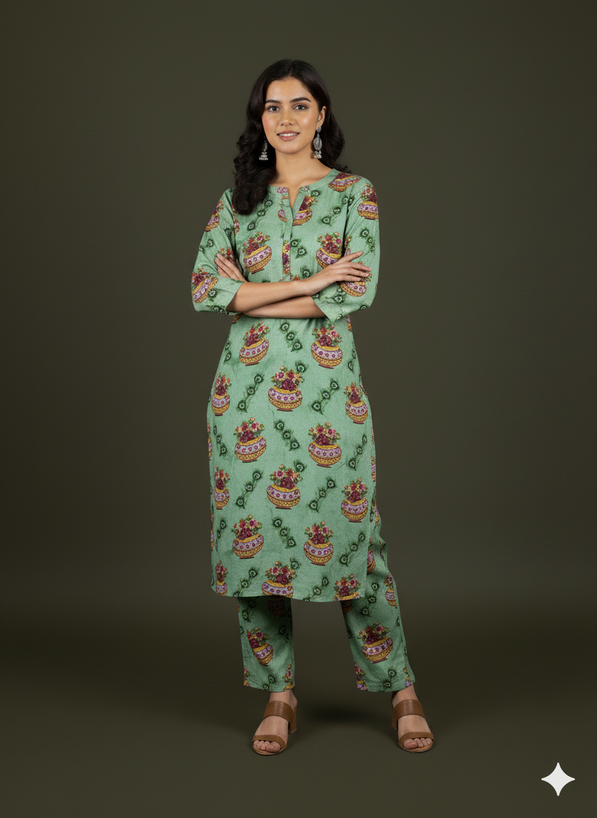 Digital Printed Khaddar 2pc