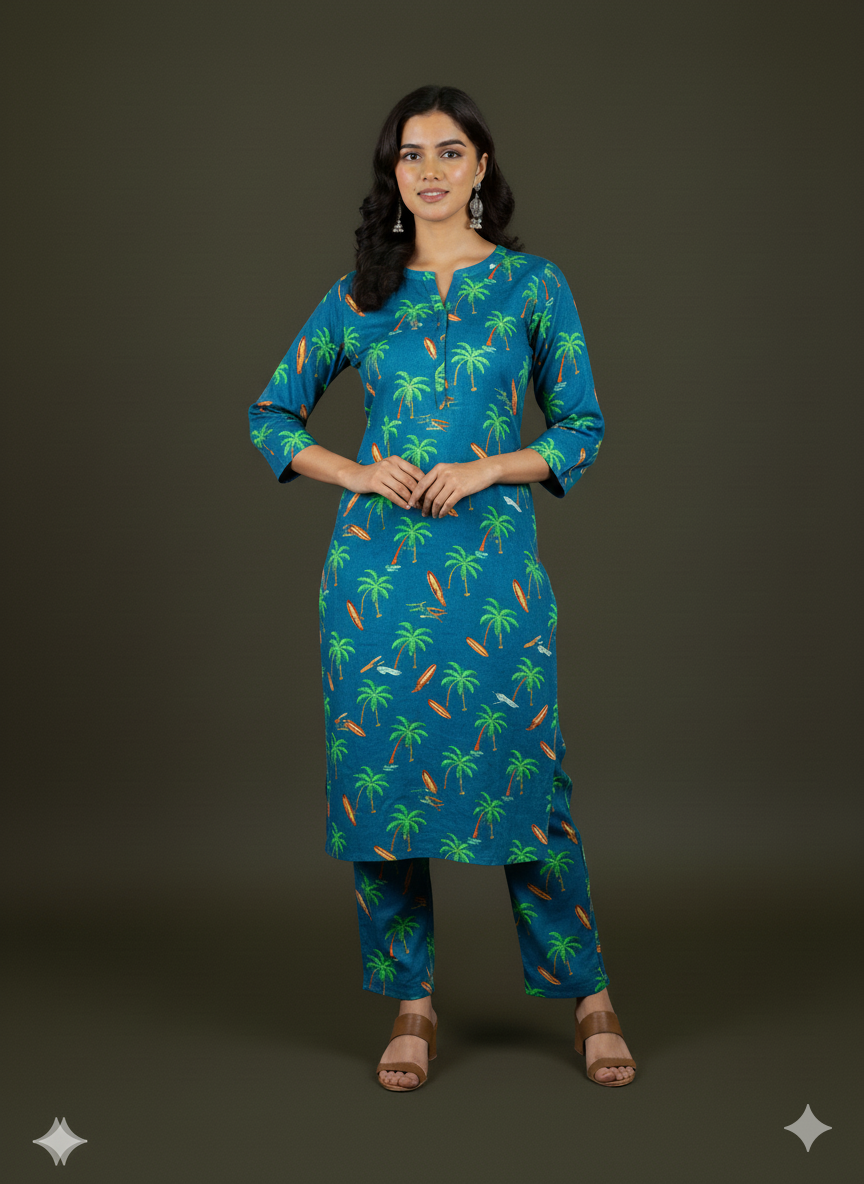 Digital Printed Khaddar 2pc