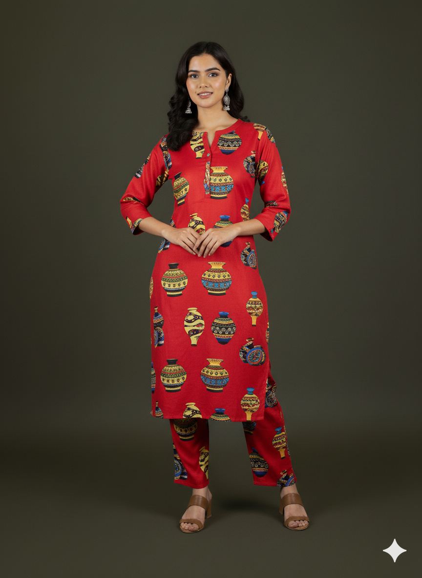 Digital Printed Khaddar 2pc