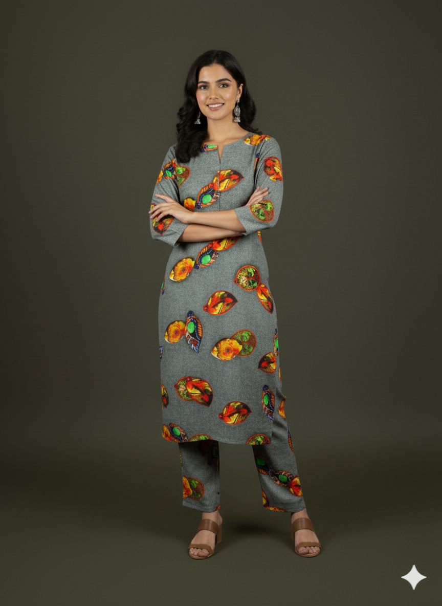 Digital Printed Khaddar 2pc