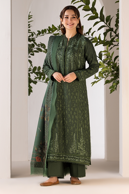 SOBIA NAZIR - 3PC DHANAK EMBROIDERED